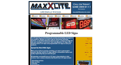 Desktop Screenshot of maxxlite.com